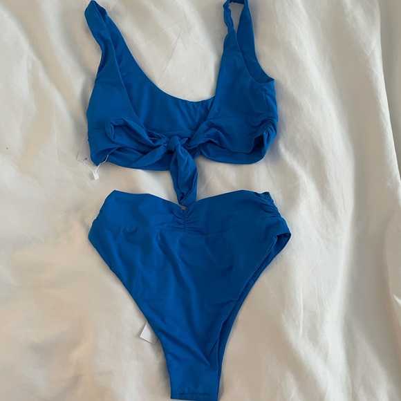 NEW Riot Swim Pico Set in Ocean Blue - Picture 2 of 8